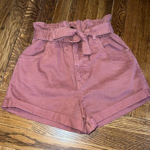 Abercrombie paper bag style shorts